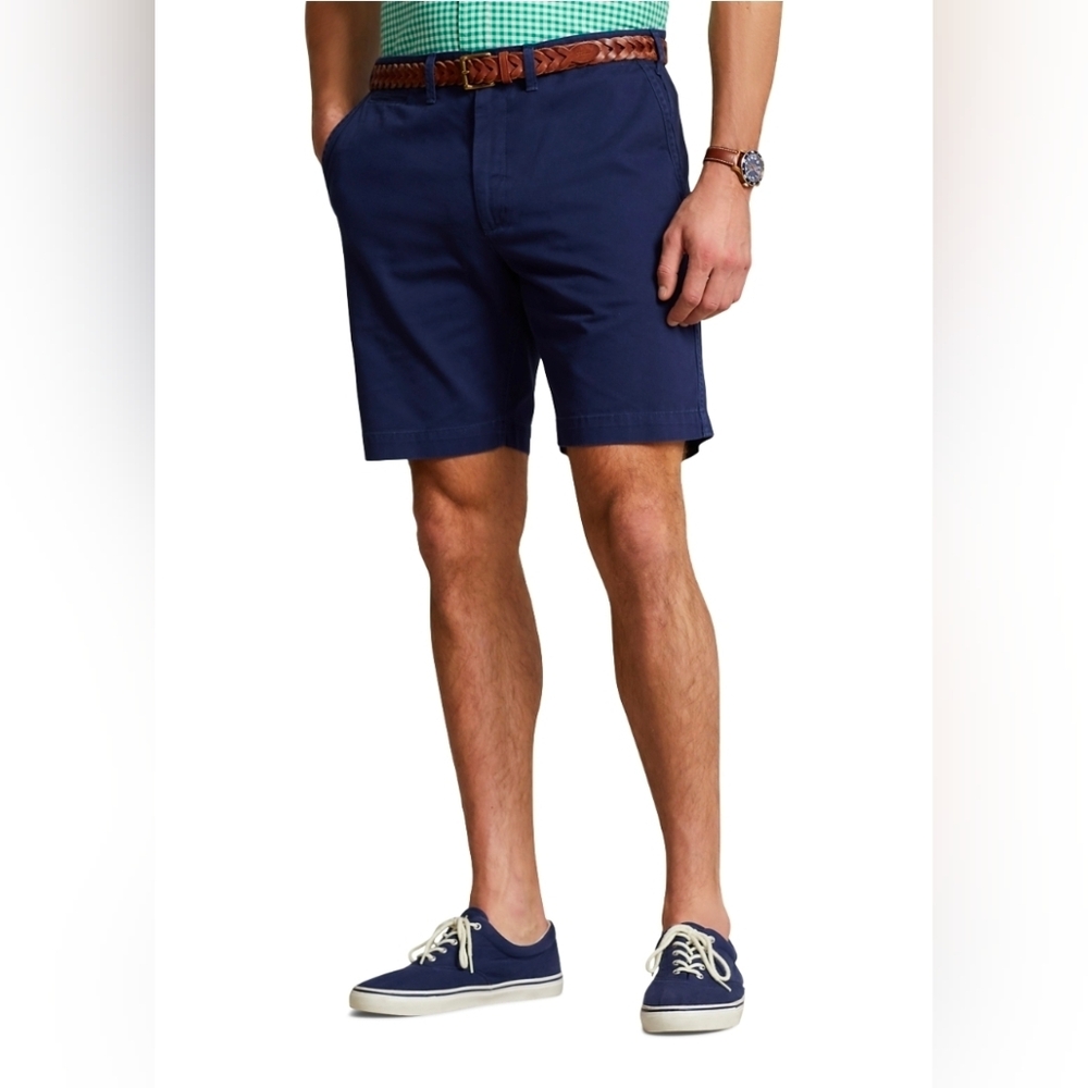 $90 Polo Ralph Lauren Mens 8-Inch Relaxed Fit Chino Newport Shorts
